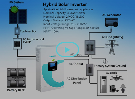 Inversor solar fora da rede 5,5 KW 48 VCC