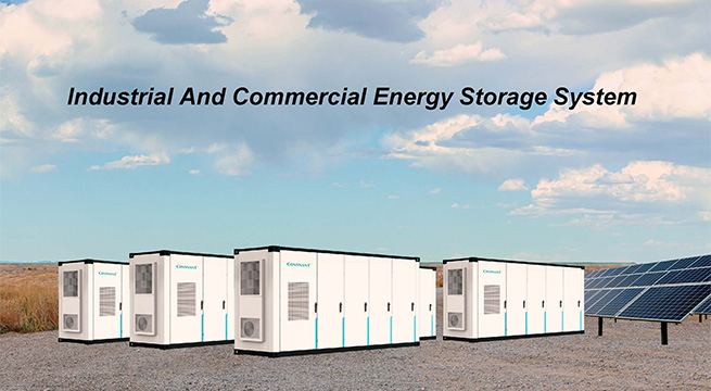 Sistema de armazenamento de energia industrial e comercial