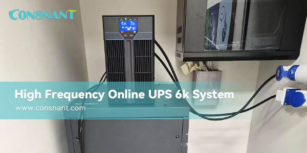 Sistema UPS 6K online de alta frequência para escritórios
