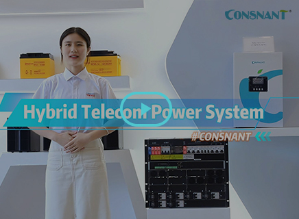 Sistema de energia híbrido de telecomunicações