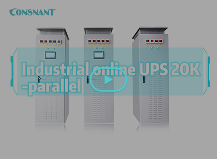 Sistema industrial on-line UPS 20K paralelo