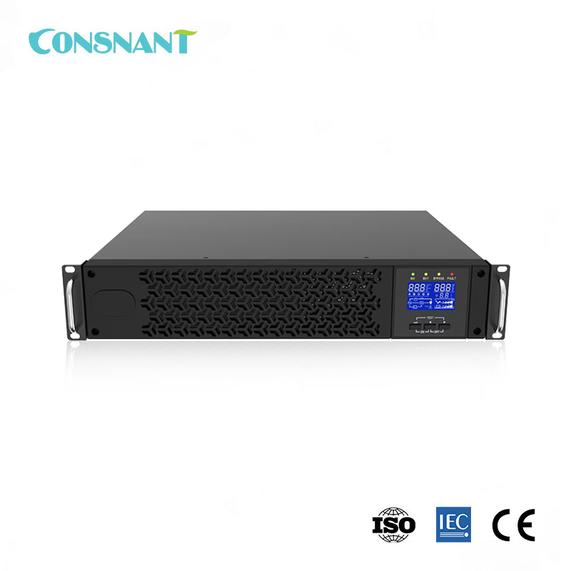 UPS on-line de alta frequência para montagem em rack 6-10 kVA
